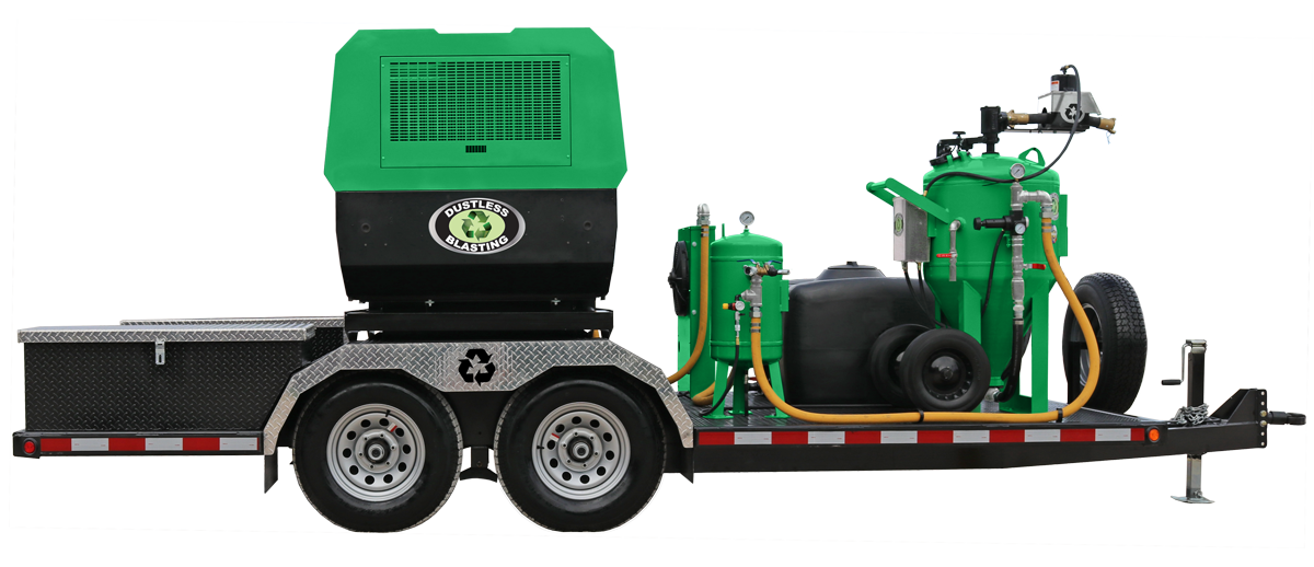Dustless Blasting Startup Business DB800 Mobile
